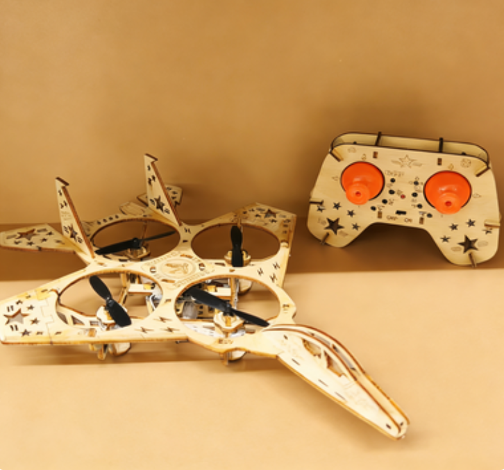 ✈️ Kit de montaje de dron de madera para niños 🎁