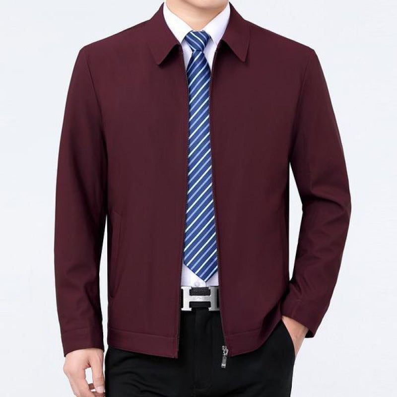 Chaqueta Business Color Sólido Hombre