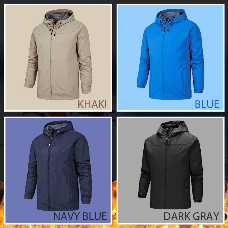 Chaqueta cortaviento impermeable unisex