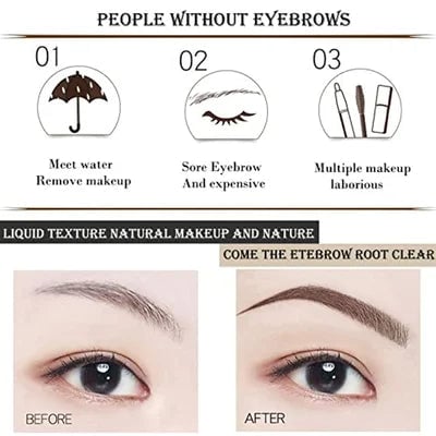 🔥COMPRA 1 y llévate 1 GRATIS 🔥Nuevo lápiz de cejas resistente al agua con punta de micro horquilla
