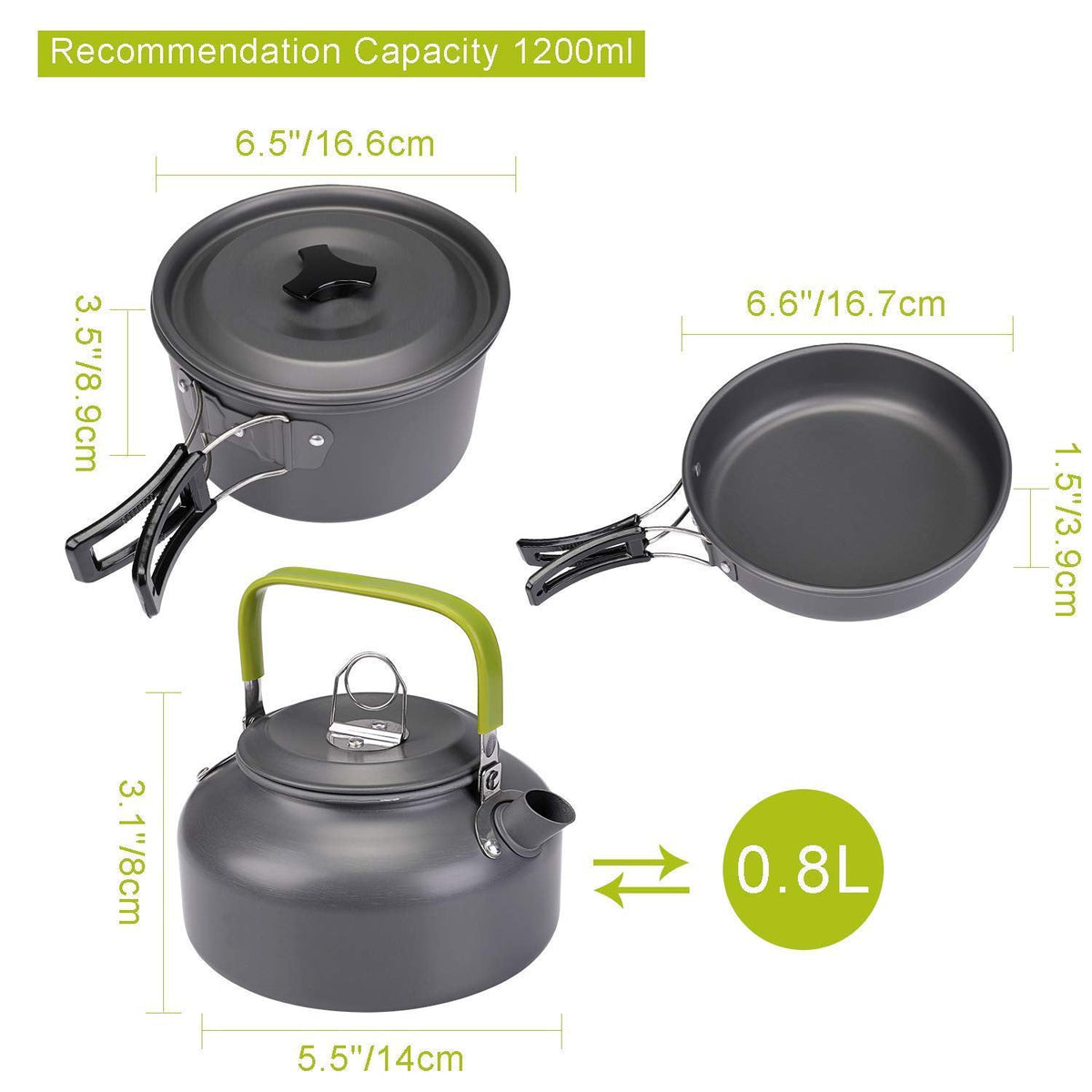 ⛺Quemador de gas para acampada – 5800 W, encendido piezoeléctrico, resistente al viento