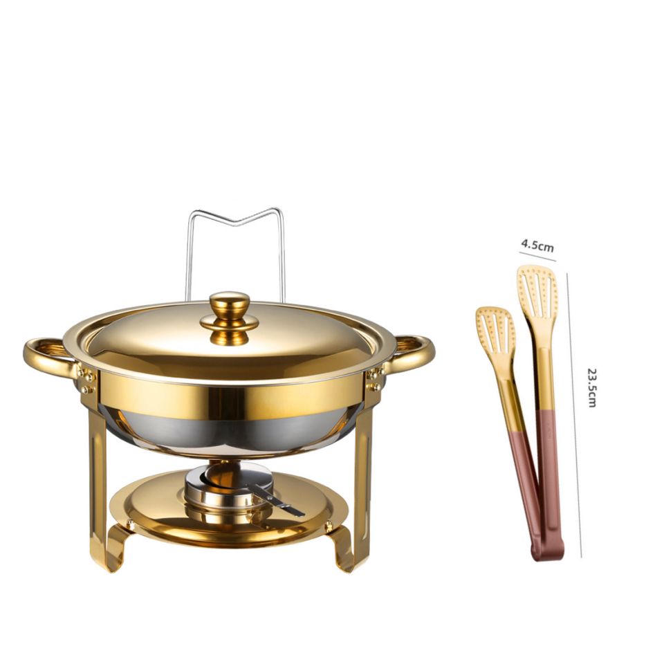 🔥🍲 ¡50% OFF! Olla Buffet de Acero Inoxidable con Calentador – Ideal para Fiestas y Eventos 🇲🇽✨