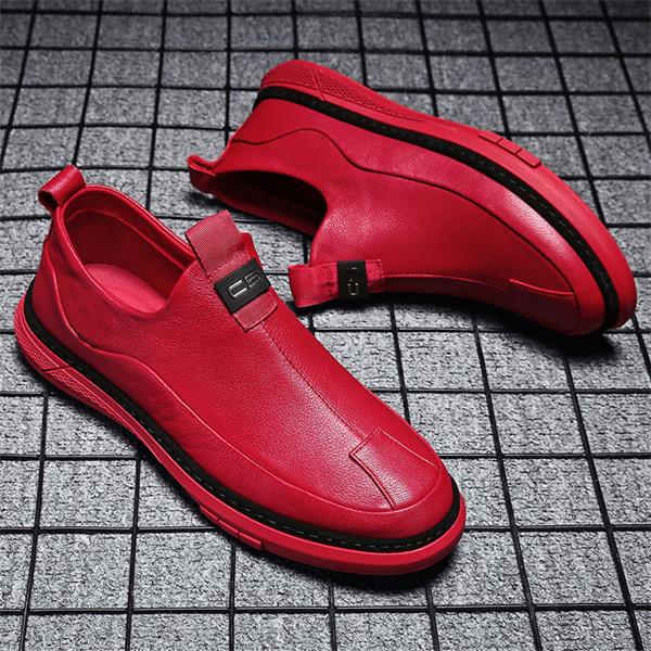 【Compra 2 pares envío gratis】Zapatillas Business de hombre con suela blanda