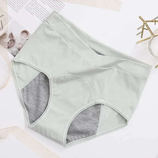 🩲 Ropa interior de talle alto a prueba de fugas: protección confiable contra fugas, cómoda cintura alta✅