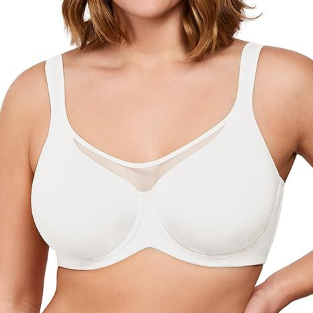 🌸✨ ¡OFERTA 50% OFF! Sujetador Elegante con Aros y Malla Transparente – Sujeción y Comodidad