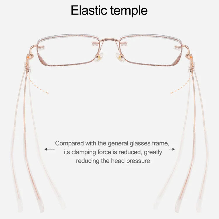 Gafas de miopía de luz azul sin montura de moda (50% de descuento)