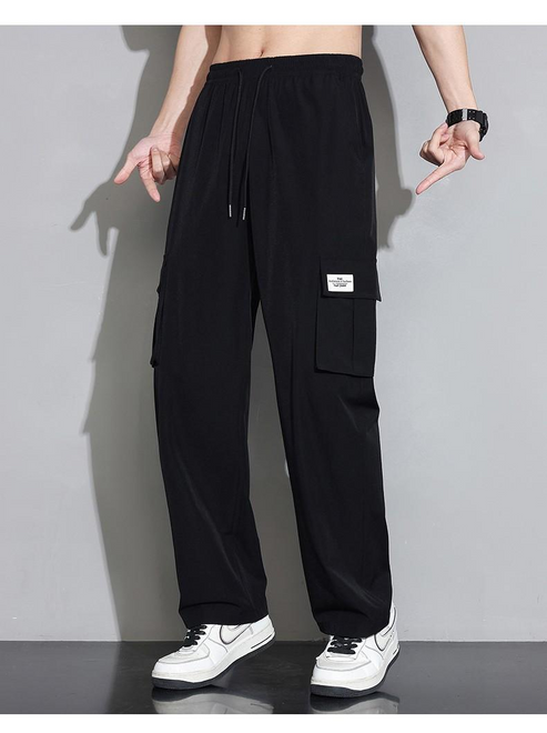 Pantalón cargo Ice Silk para hombre(COMPRA 2 ENVÍO GRATIS)