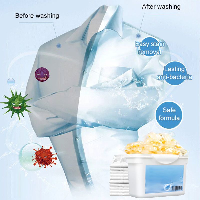 Perlas de gel Bacteriostático Activado para Lavandería