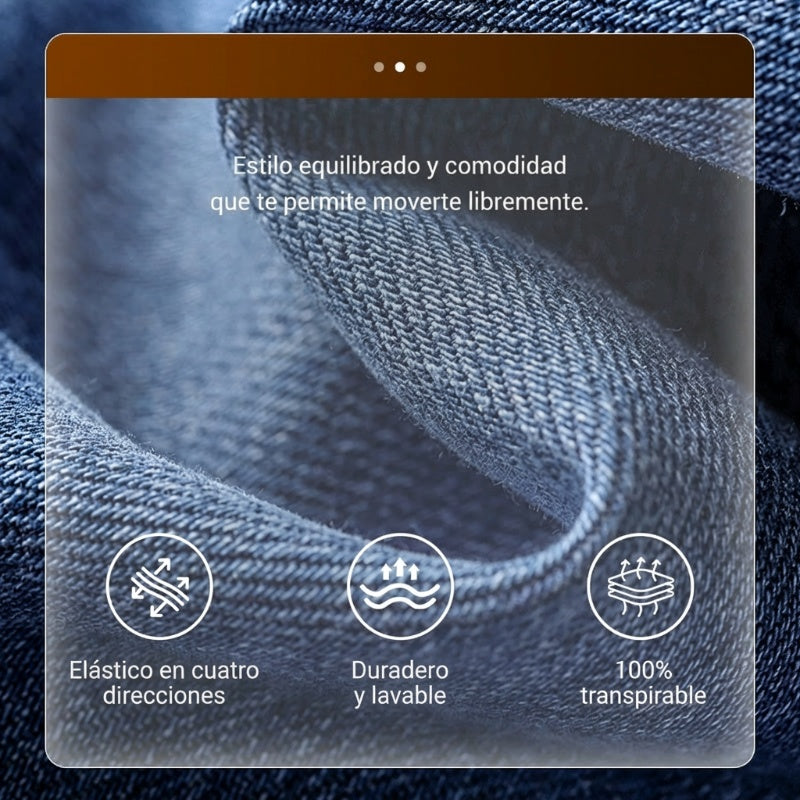 Vaqueros ajustados rotos y elegantes para hombre