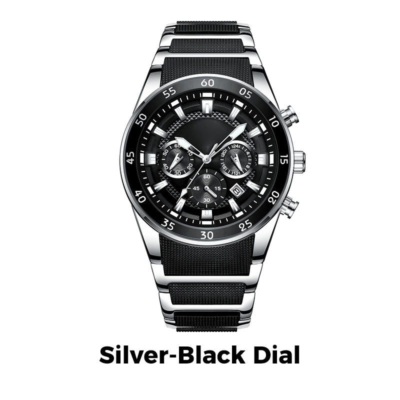 💎Reloj de cuarzo multifuncional resistente al agua para hombre