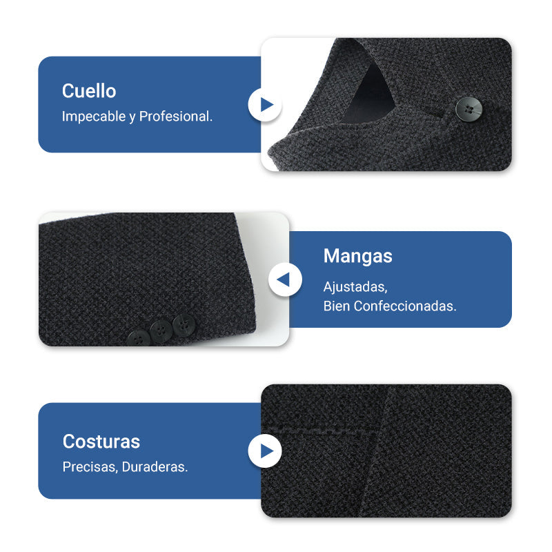 Abrigo informal cálido para hombre