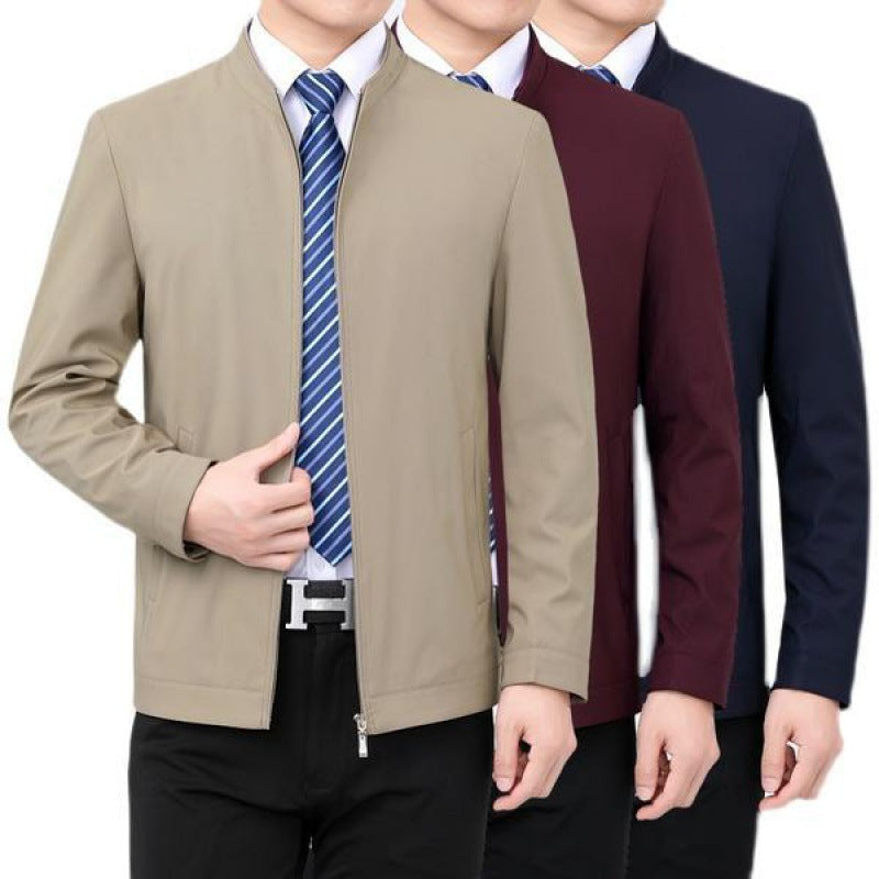 Chaqueta Business Color Sólido Hombre