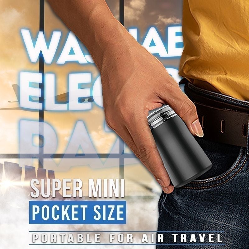 Especial de Año Nuevo Afeitadora Eléctrica Portable y Lavable