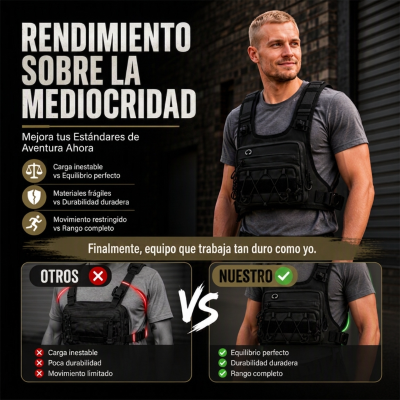 🔥Oferta Caliente 50% DESCUENTO🔥Chaleco Táctil Frontal y Trasero para Ciclismo – Listo para Hidratación, 3L de Almacenamiento, Malla Transpirable 🏃