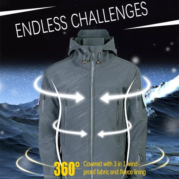 Chaqueta a prueba de agua a prueba de viento（Envío gratis）