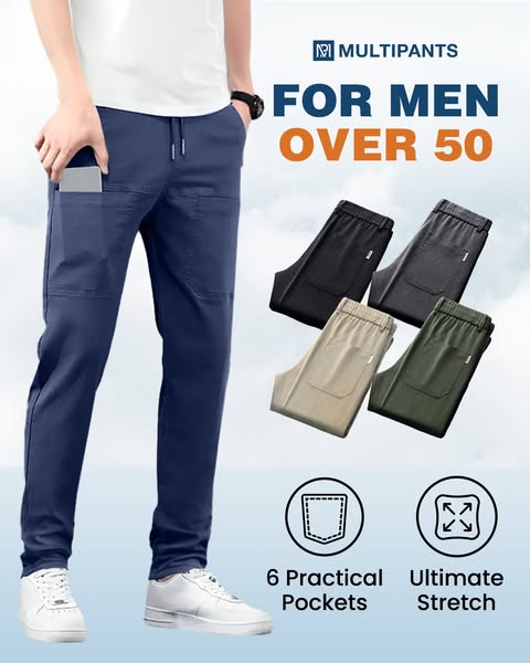 💥🥰 Multipantalones – Pantalones Cargo Duraderos, Multibolsillos y Superelásticos