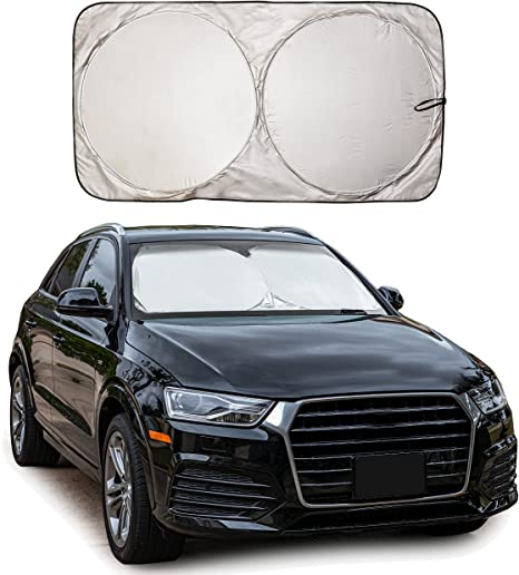 Portable Car Front Windshield Reflective Sun Block 6 Pcs sets