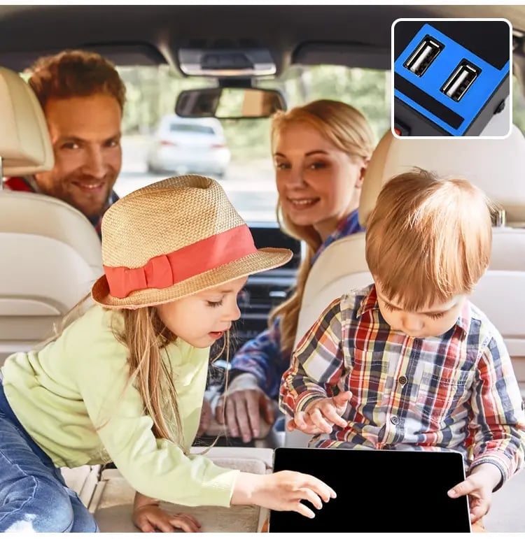 Inversor de Corriente para Coche 220V, Conversor de 12V24V a 220V