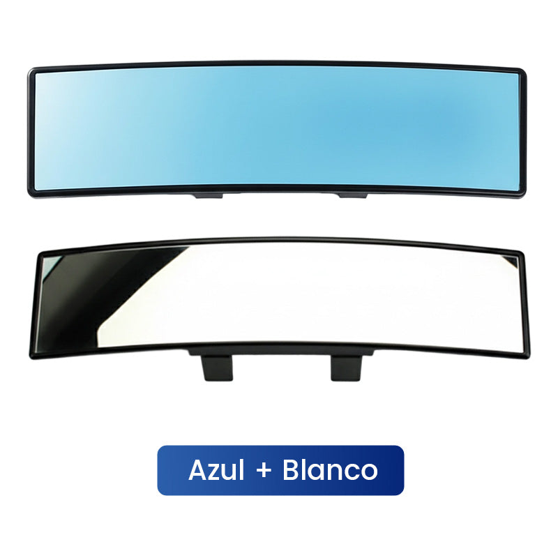 Espejo retrovisor curvado amplio para coche