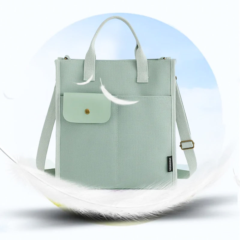 Pousbo® Bolso bandolera informal de lona para mujer