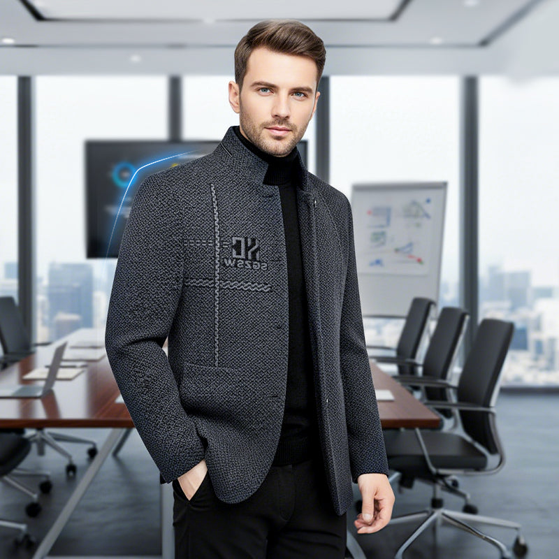 Abrigo informal cálido para hombre