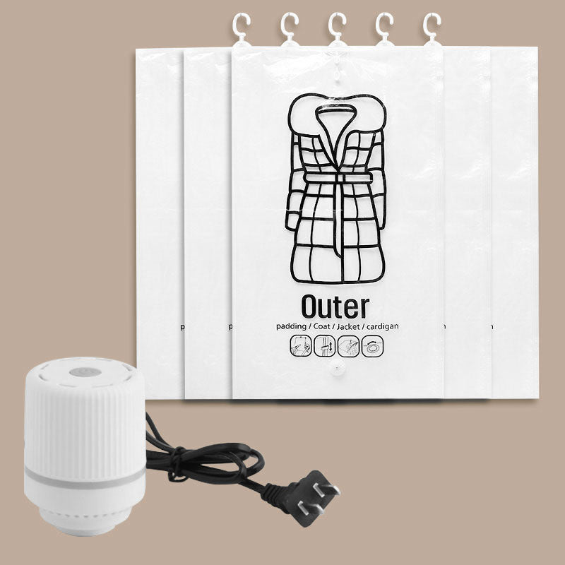 🧳【1° Más Vendido】✨ Bolsas Colgantes de Almacenamiento al Vacío – Ahorra Espacio y Mantén tu Ropa Organizada con Facilidad 💼🌟