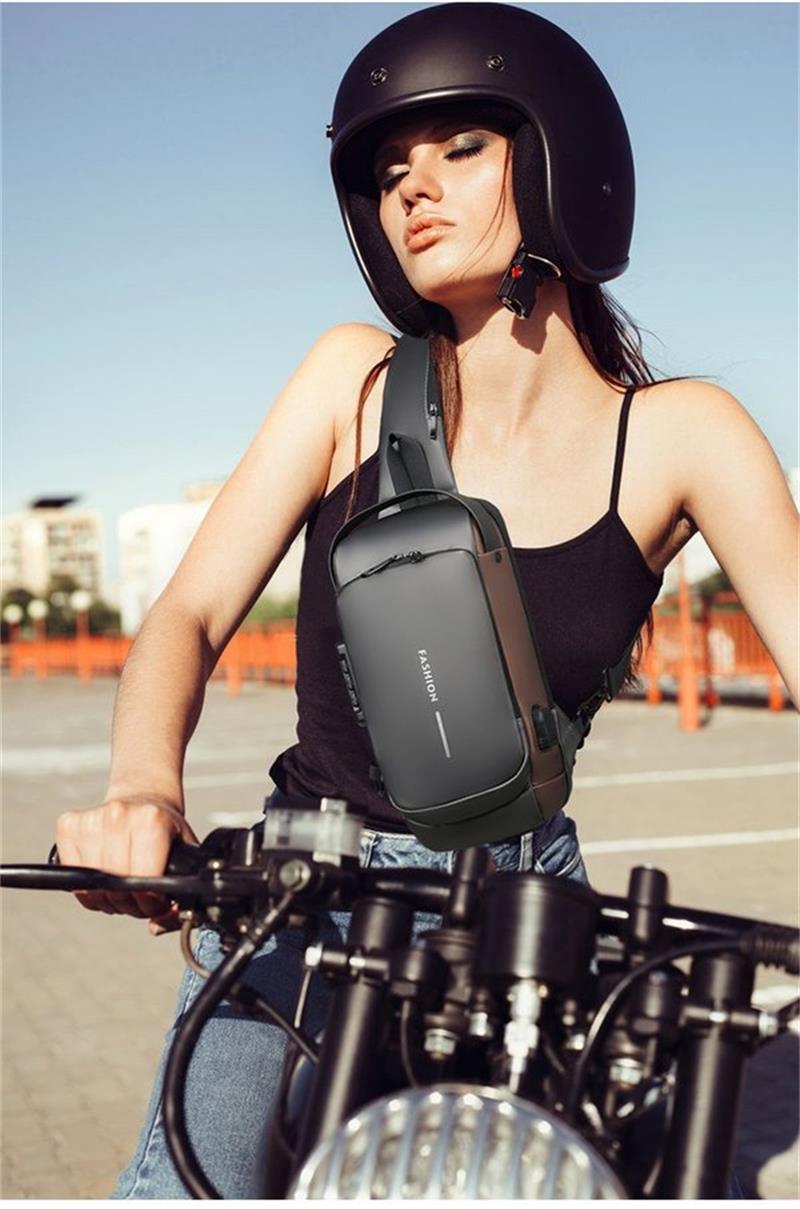 Bolso bandolera antirrobo con carga USB sport sling (Compre 2 envío gratis)