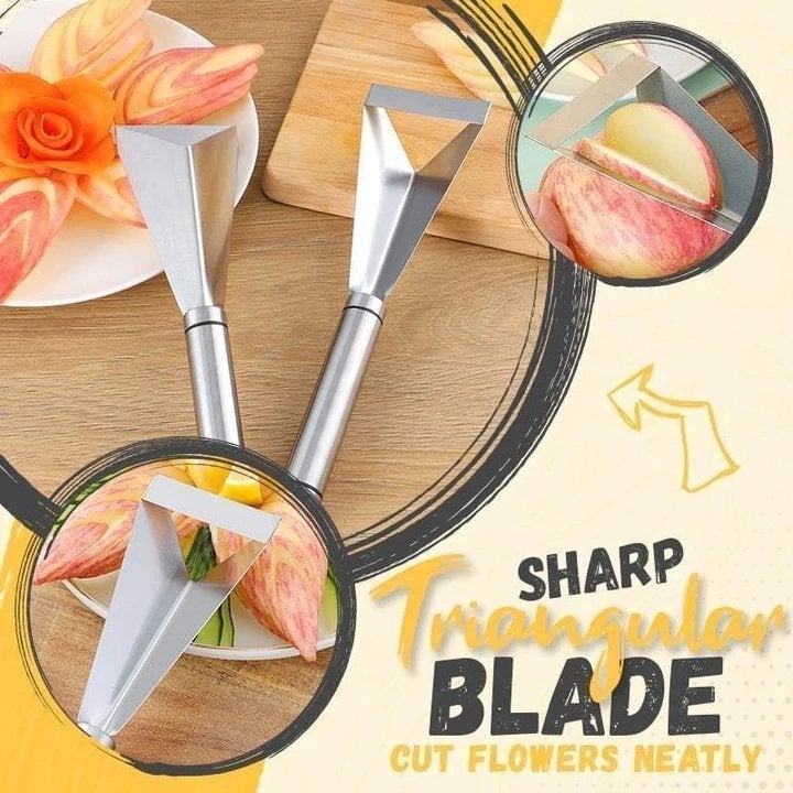 Cuchillo para Trinchar Fruta - Decoración de Platos DIY
