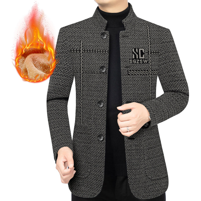 Abrigo informal cálido para hombre