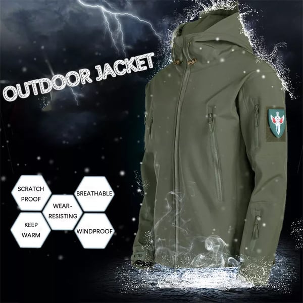 Chaqueta a prueba de agua a prueba de viento（Envío gratis）