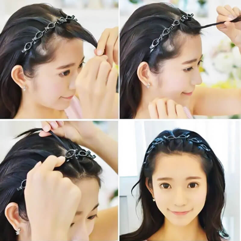 Pinza Trenzada para el Pelo