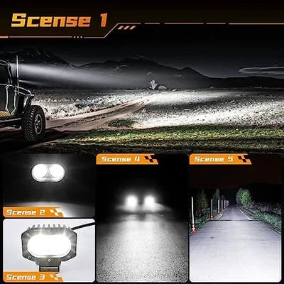 Luz de Conducción para Motocicletas Luz Auxiliar LED