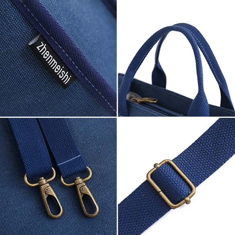 Pousbo® Bolso bandolera informal de lona para mujer