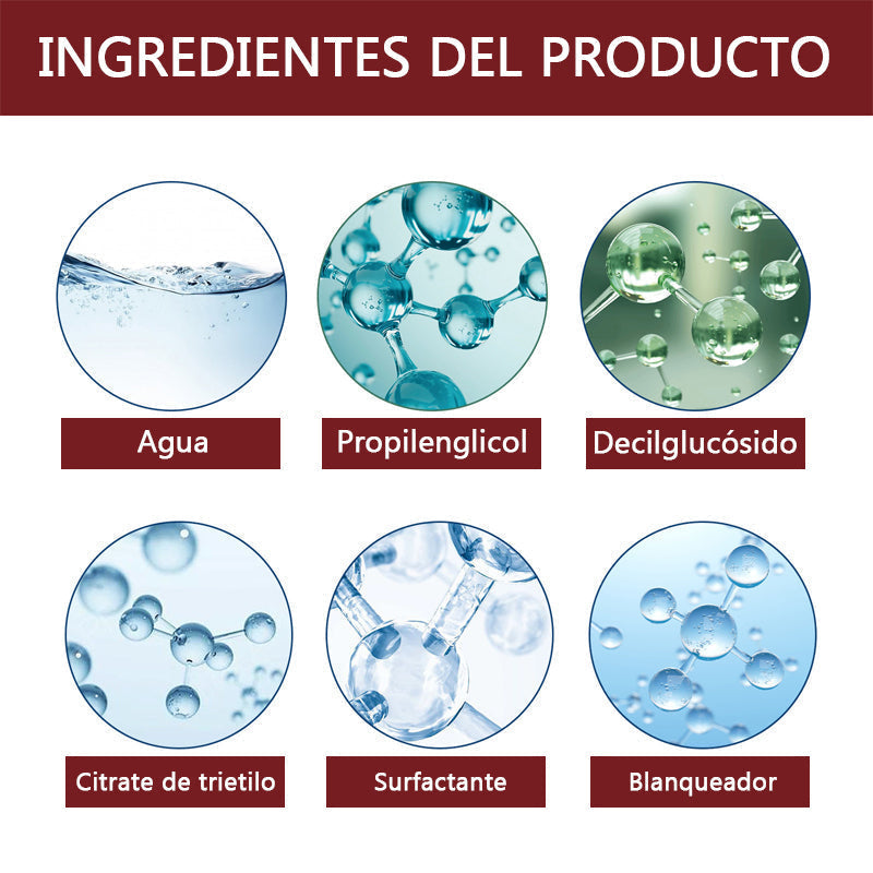 🌟¡Magia mágica anti-moho! 🌟Spray de espuma limpiadora antimoho