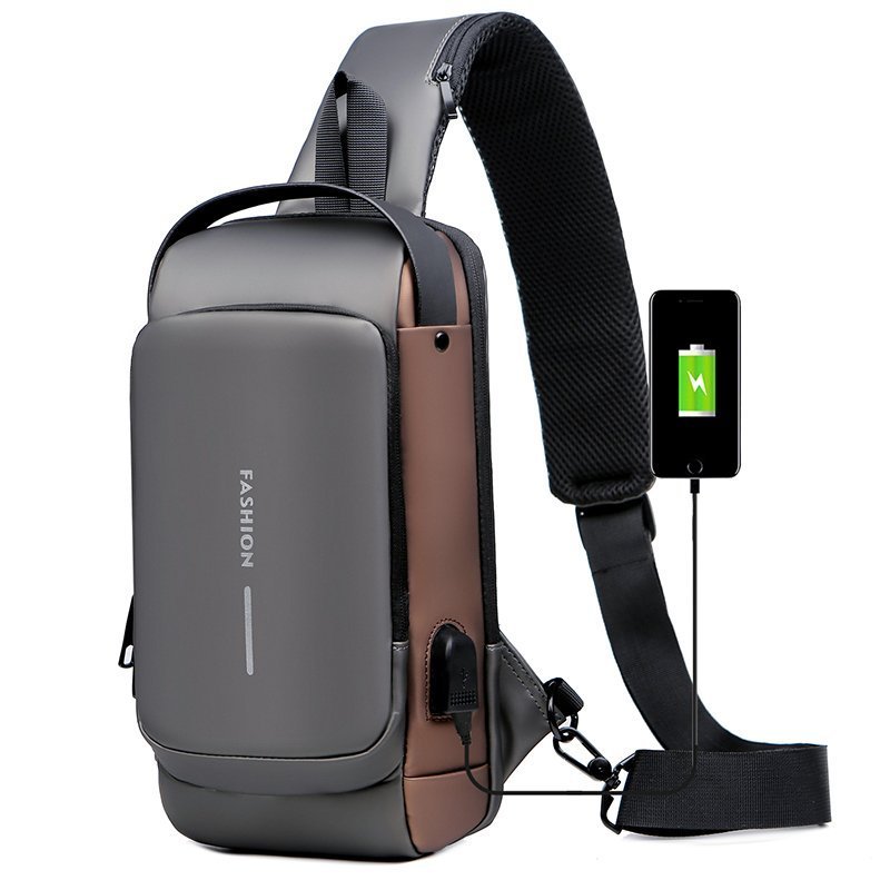 Bolso bandolera antirrobo con carga USB sport sling (Compre 2 envío gratis)