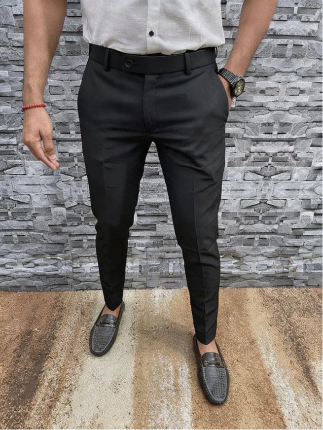 Solid Slim Fit Formal PANT (Compre 2 envío gratis)