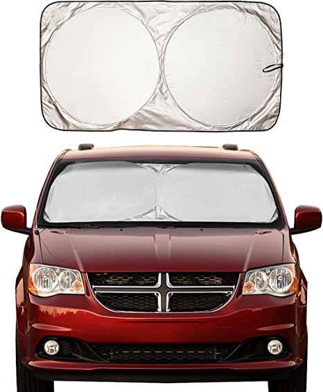 Portable Car Front Windshield Reflective Sun Block 6 Pcs sets