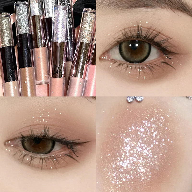 Sombra de ojos líquida con doble brillo（50% DE DESCUENTO）