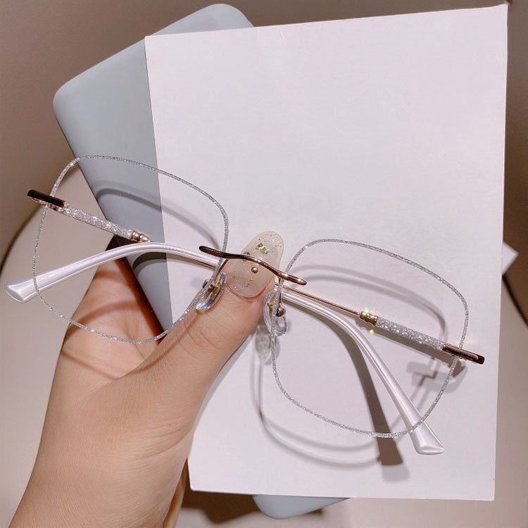 Gafas de miopía de luz azul sin montura de moda (50% de descuento)