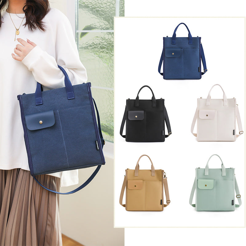 Pousbo® Bolso bandolera informal de lona para mujer