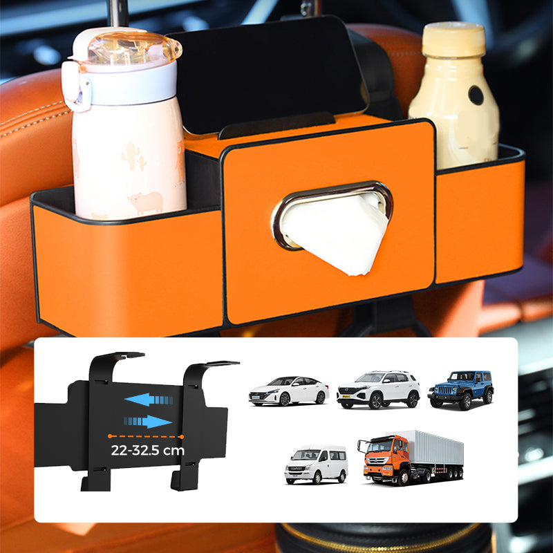 Caja de Almacenaje Multifuncional para Respaldo de Auto