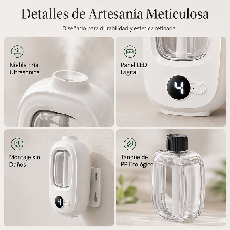 🌿✨ Difusor Automático de Aromaterapia – Fragancia Programada, Ambiente Relajante y Aire Fresco Todo el Día sin Esfuerzo 🕰️💨