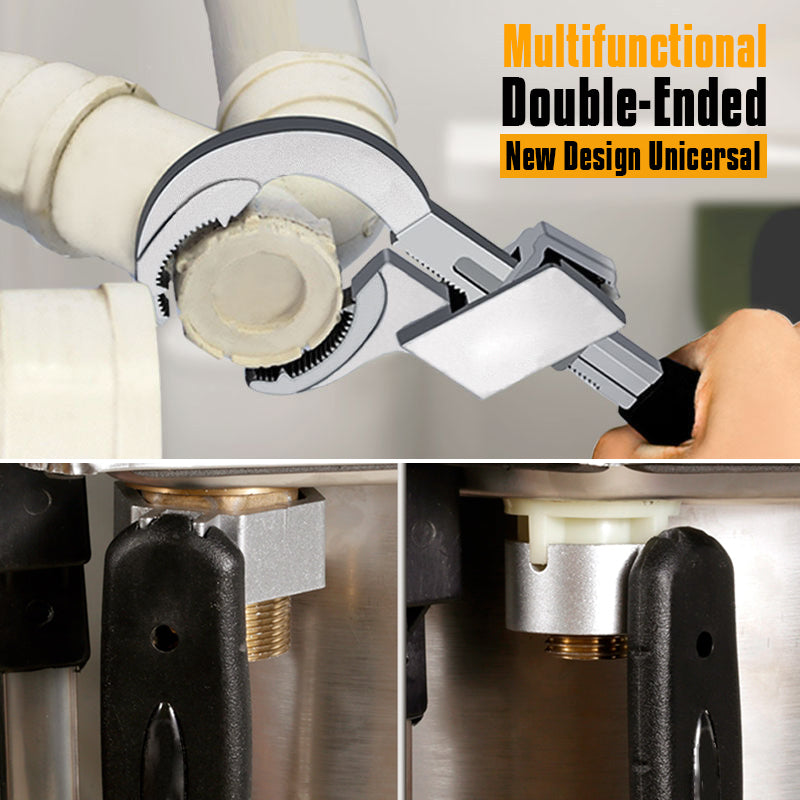 Llave universal ajustable de dos extremos