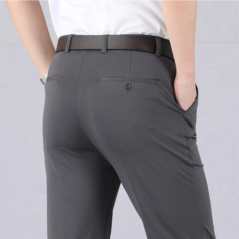 【Servicio de entrega gratuito】Fliwos Slimastrouser—Pantalones Rectos de Alta Elasticidad