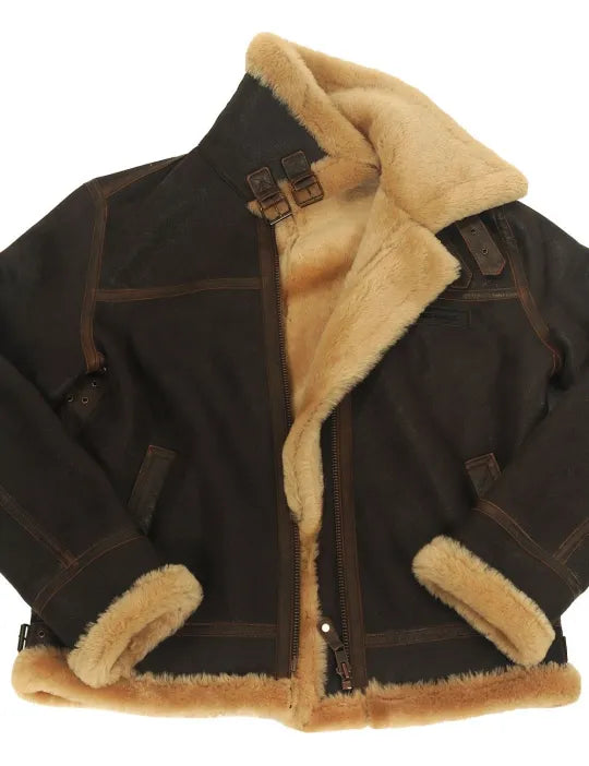 CHAQUETA BOMBER DE PIEL DE OVEJA