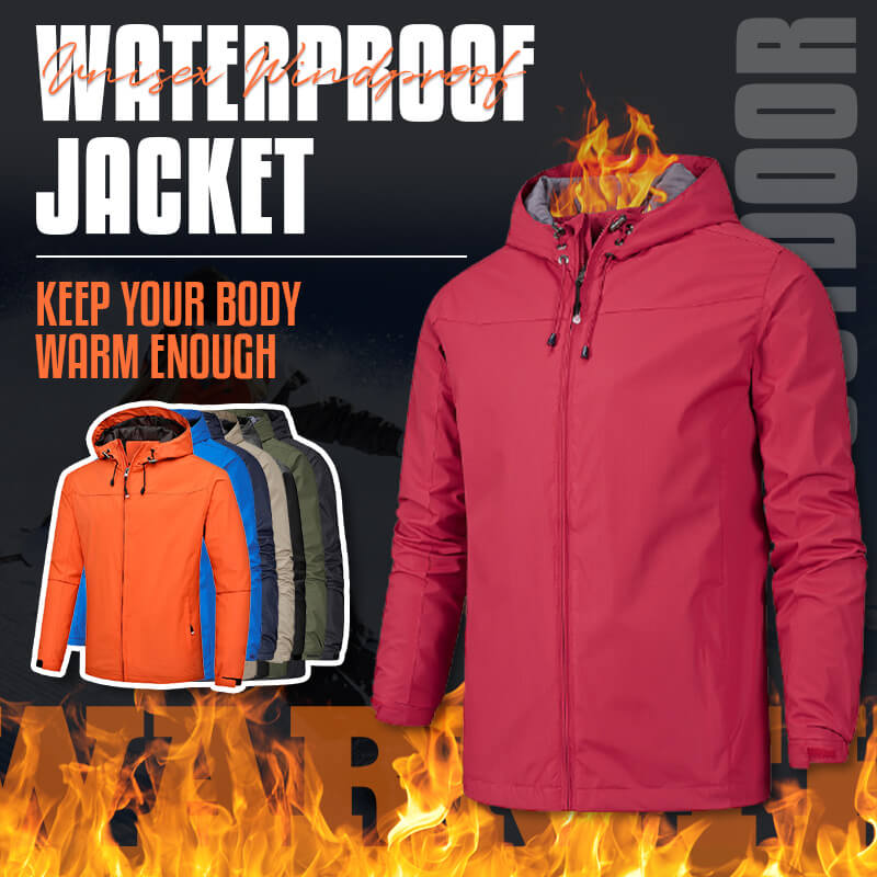 Chaqueta cortaviento impermeable unisex