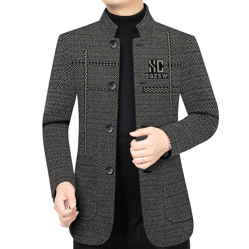 Abrigo informal cálido para hombre