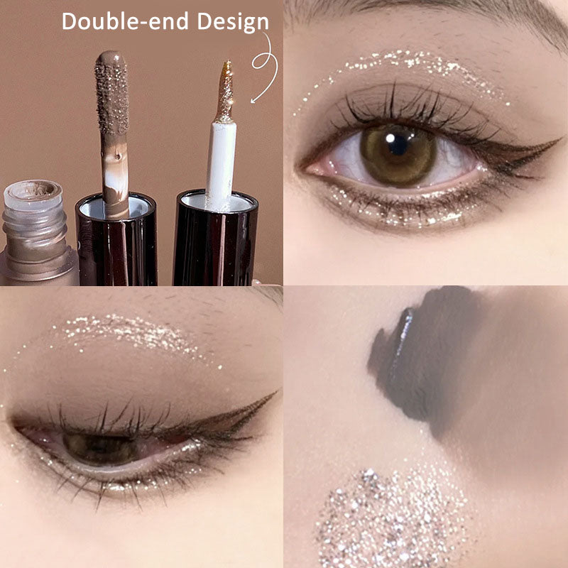 Sombra de ojos líquida con doble brillo（50% DE DESCUENTO）