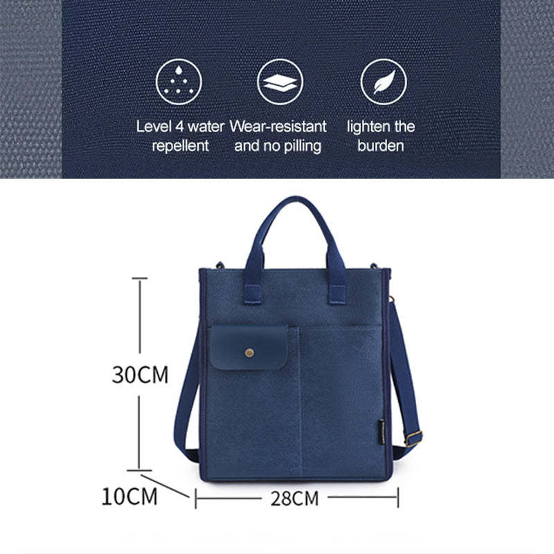Pousbo® Bolso bandolera informal de lona para mujer
