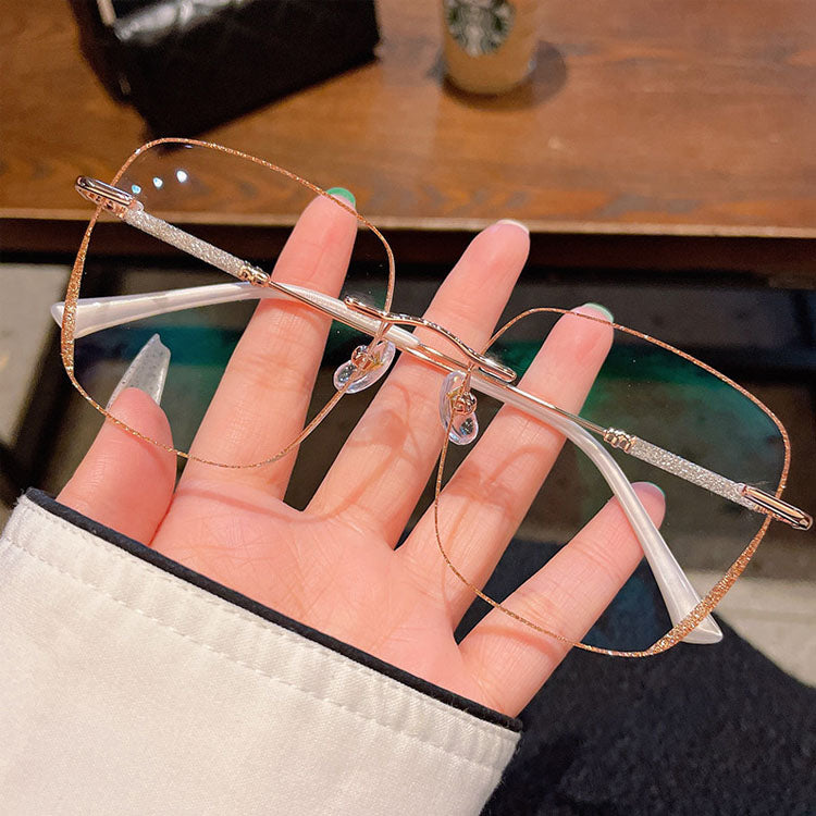 Gafas de miopía de luz azul sin montura de moda (50% de descuento)